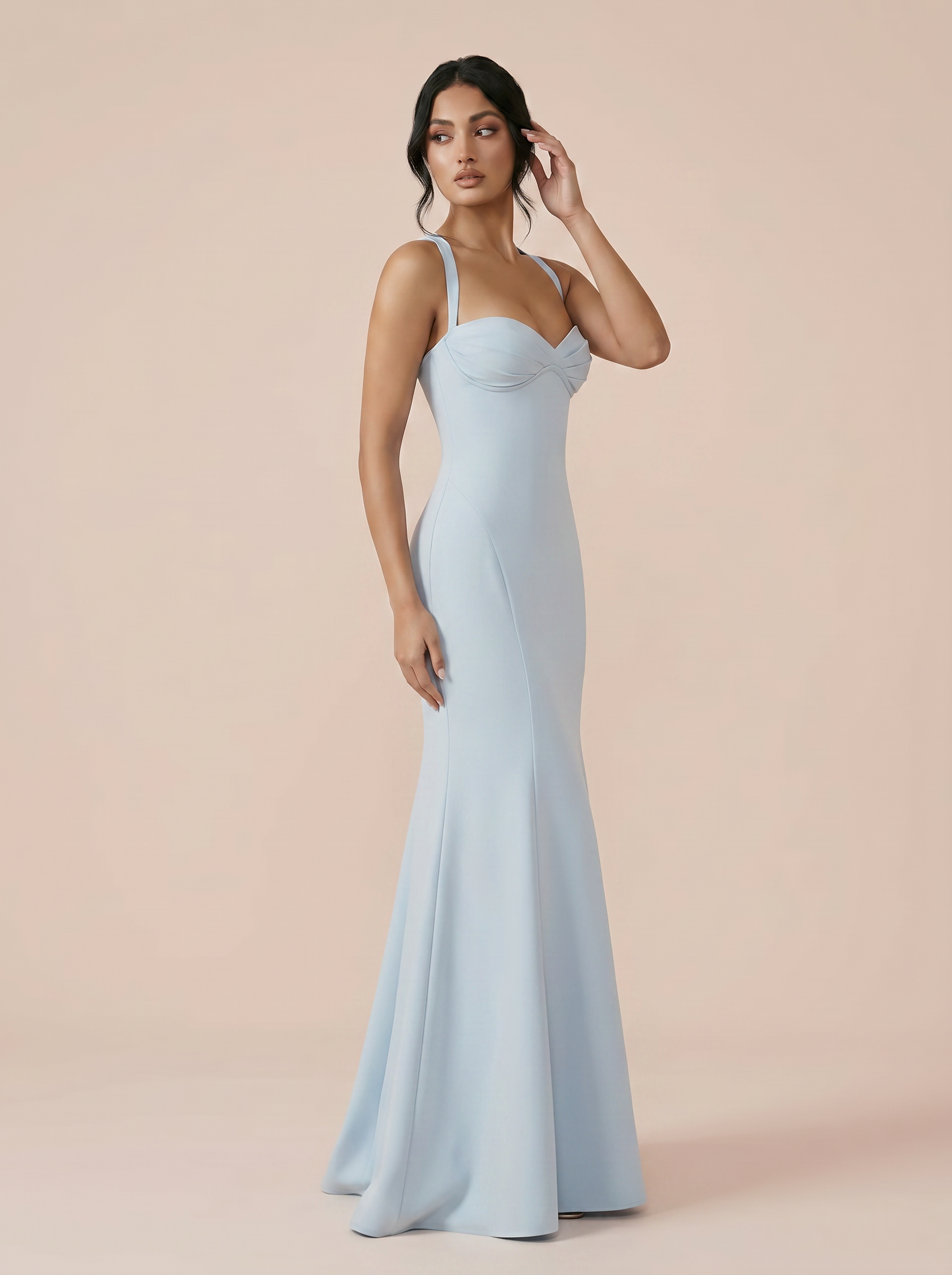 Melania Sleeveless Elegant A-line Maxi Dress